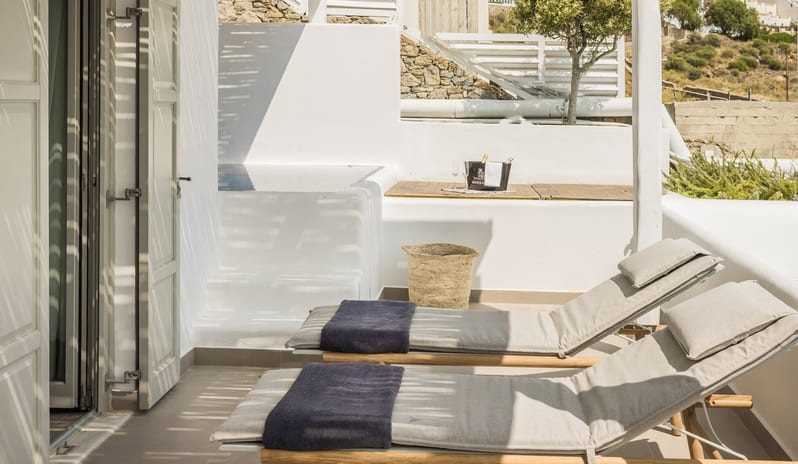 Grace Mykonos Grace Suite terrace